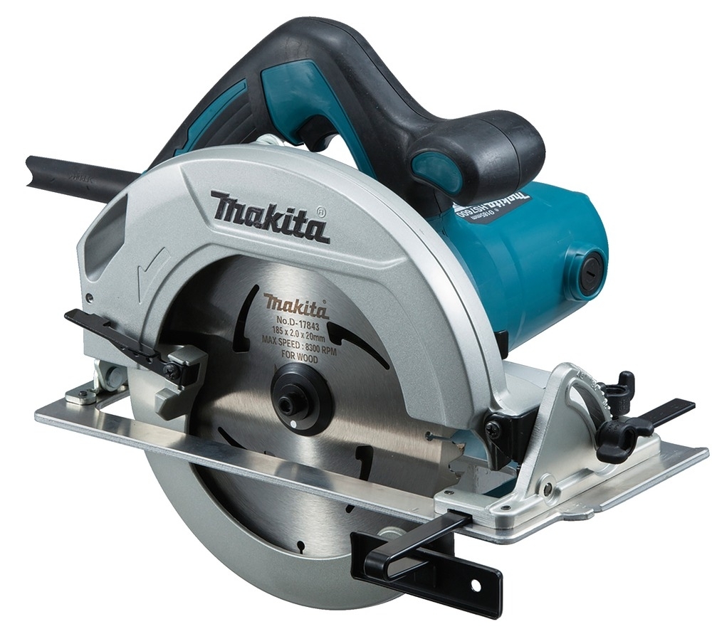 Дисковая пила Makita / Макита HS7600 профессиональная, посадочный диаметр 30мм, диск 185мм, глубина 64мм, 1200Вт / инструменты