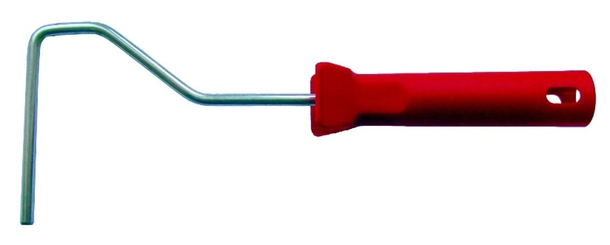 Ручка для валика 888 бюгель мини оцинкованная из металла и пластика, диаметр 6мм, длина 290мм / строительство и ремонт