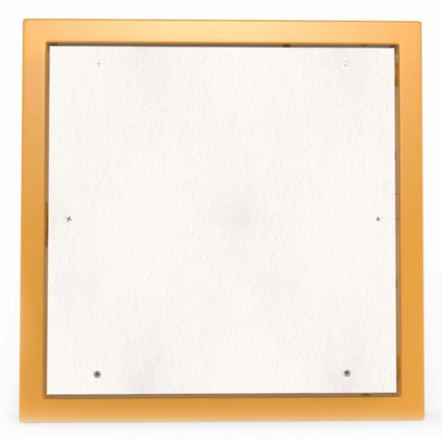 Ревизионный люк Делайт ЛсИС P3 нажимной сантехнический, под плитку металлический, бежевый, 400х400мм / строительство и ремонт