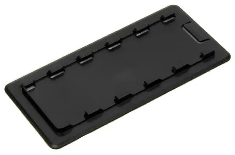 Терка строительная BIHUI / Бихай малярно-штукатурная для нанесения цементной затирки, из полиуретана, черная, 280х140мм / инструменты для ремонта