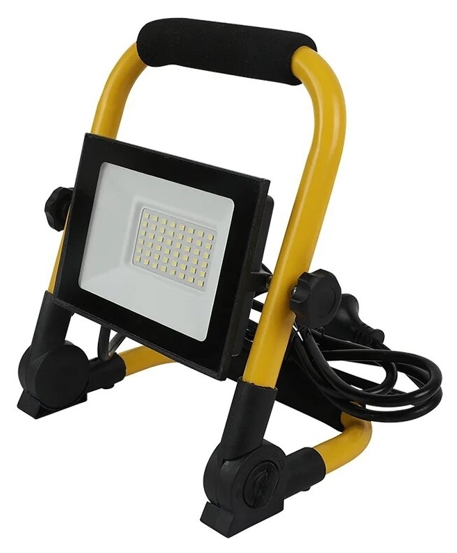 Прожектор General / Дженерал GTAB-PORTABLE переносной светодиодный, уличный, 245x175x210мм, 4680Лм, 6500К, 50Вт / освещение