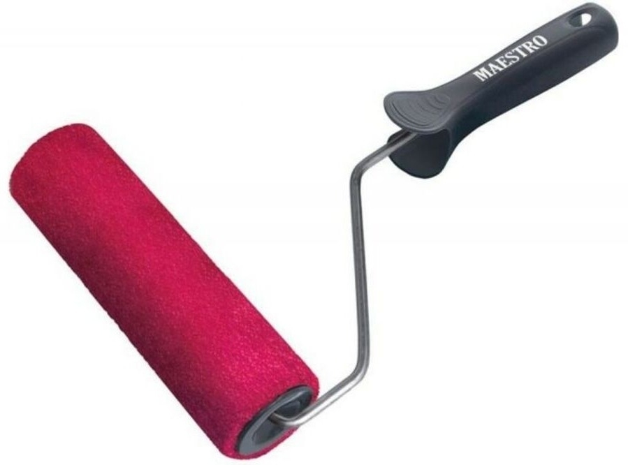 Валик малярный Maestro / Маэстро фасадный из велюра, ворс 6мм, диаметр 48мм, длина 180мм / ручной инструмент