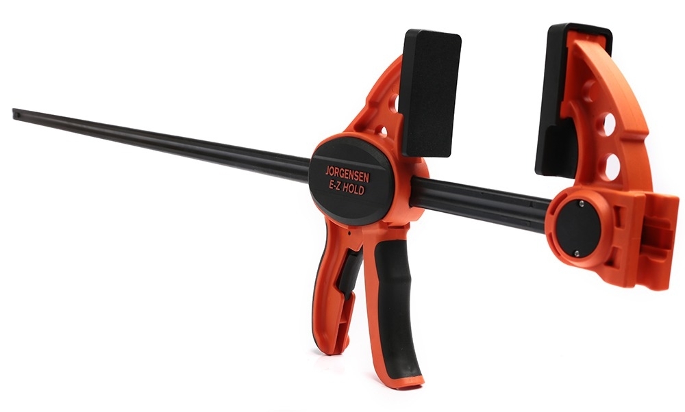 Струбцина Pony Jorgensen / Пони Йоргенсен E-Z HOLD Light Duty F-образная, быстрозажимная, универсальная, стальная, черная, 900х84мм / инструменты