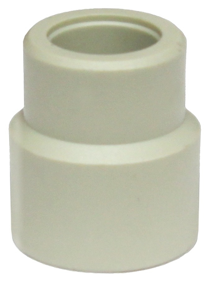 Муфта переходная FV-Plast / ФВ-Пласт внутренняя-внутренняя, полипропиленовая, серая, диаметр 40×32мм / фитинги