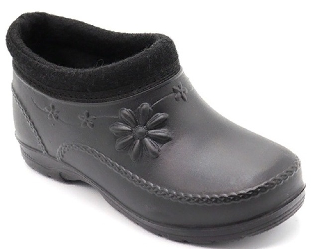 Галоши EVASHOES / Эвашуз женские, утепленные, из ЭВА, черные, размер 37/38 / рабочая обувь