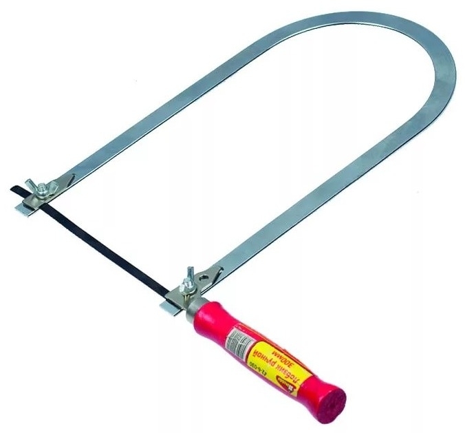 Лобзик ручной RemoColor / Ремоколор по дереву, прямой зуб, с полотном из стали, длина 300мм / режущие и пильные инструменты