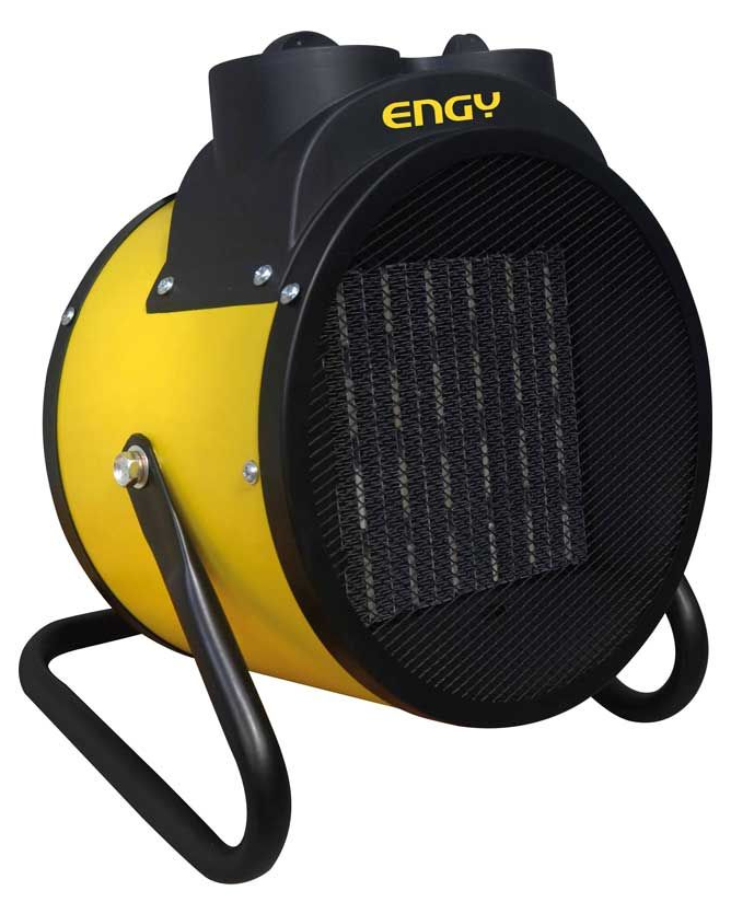 Тепловая пушка Engy / Энджи PTC-2000R электрическая, в стальном корпусе, 230х180х270мм, 2кВт, 10м², 163м³/ч, IP 20 / отопление