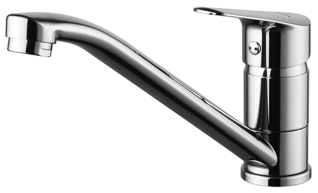 Смеситель Lemark / Лемарк Partner для кухни, однорычажный, из латуни, цвет хром, излив 212мм / сантехника