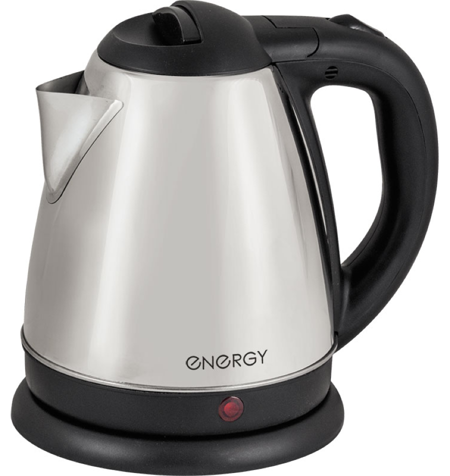 Чайник электрический Energy / Энерджи E-212 в корпусе из нержавеющей стали, серебристый, 1.2л, 1500Вт / товары для дома