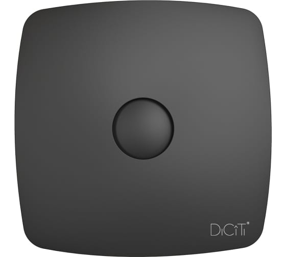 Вентилятор вытяжной ЭРА RIO Matt blac накладной с обратным клапаном, в корпусе из пластика, черный, воздуховод 100мм, 100м3/час, 32дБ, 14Вт / вентиляция