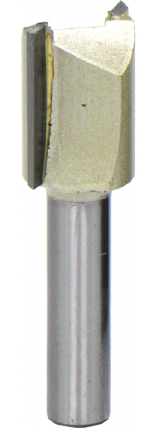 Фреза Elitech / Элитек пазовая прямая, 2 лезвия, твердосплавная, диаметр 16мм, хвостовик 8мм, 20/50мм / инструменты