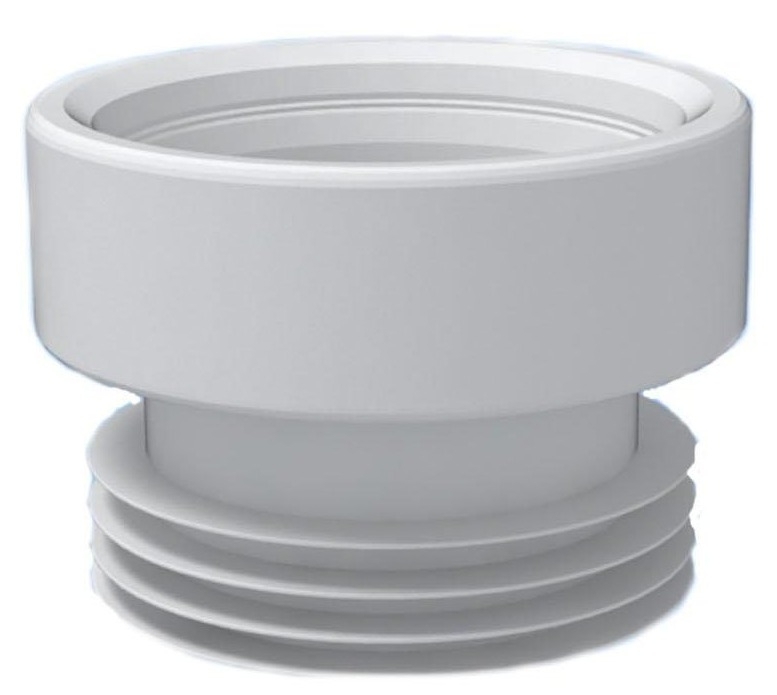 Манжета для унитаза Анипласт прямая эластичная, для канализации, из полипропилена, белая, на диаметр слива 110мм / сантехника