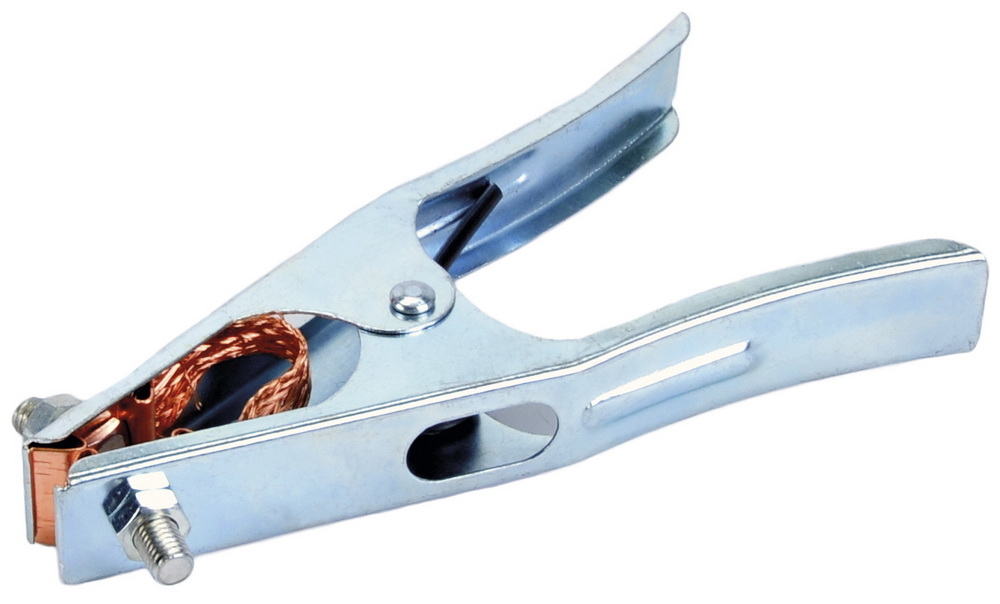 Клемма Elitech / Элитеч для заземления сварочная, цвет серый, 300А, 1шт. в упаковке / электрика