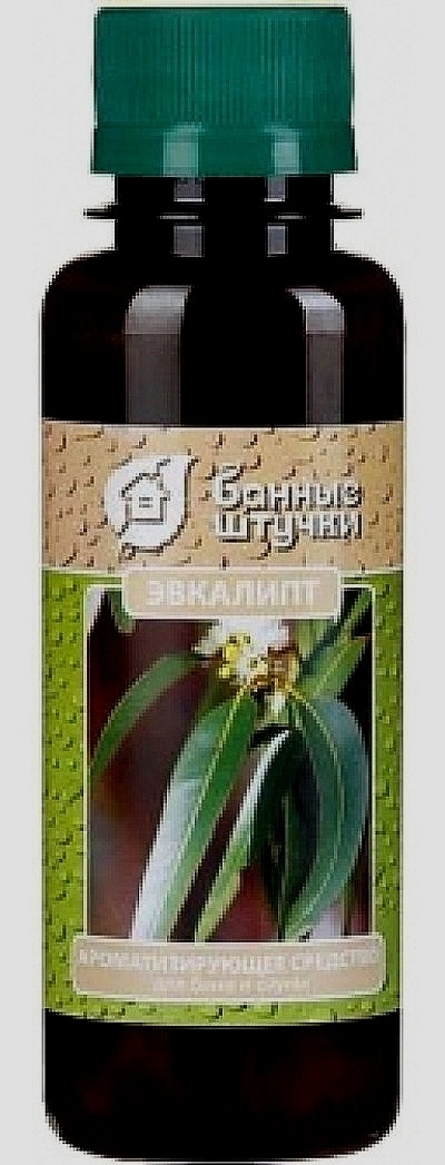 Ароматизатор для бани Банные штучки с эфирным маслом эвкалипта, 100мл / товары для бань и саун