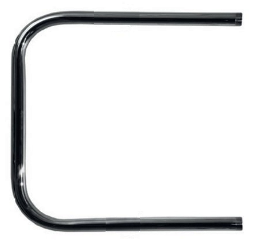 Полотенцесушитель водяной ТРУГОР П 1" U-образный, горизонтальное подключение, из нержавеющей стали AISI 304, хром, 1дюйм, 500х500х80мм, 109Вт / отопление