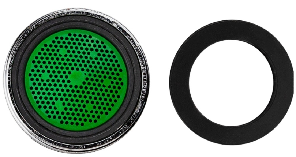 Аэратор для смесителя Masterprof / Мастерпроф с наружной резьбой, металлический, серый, М24 / сантехника