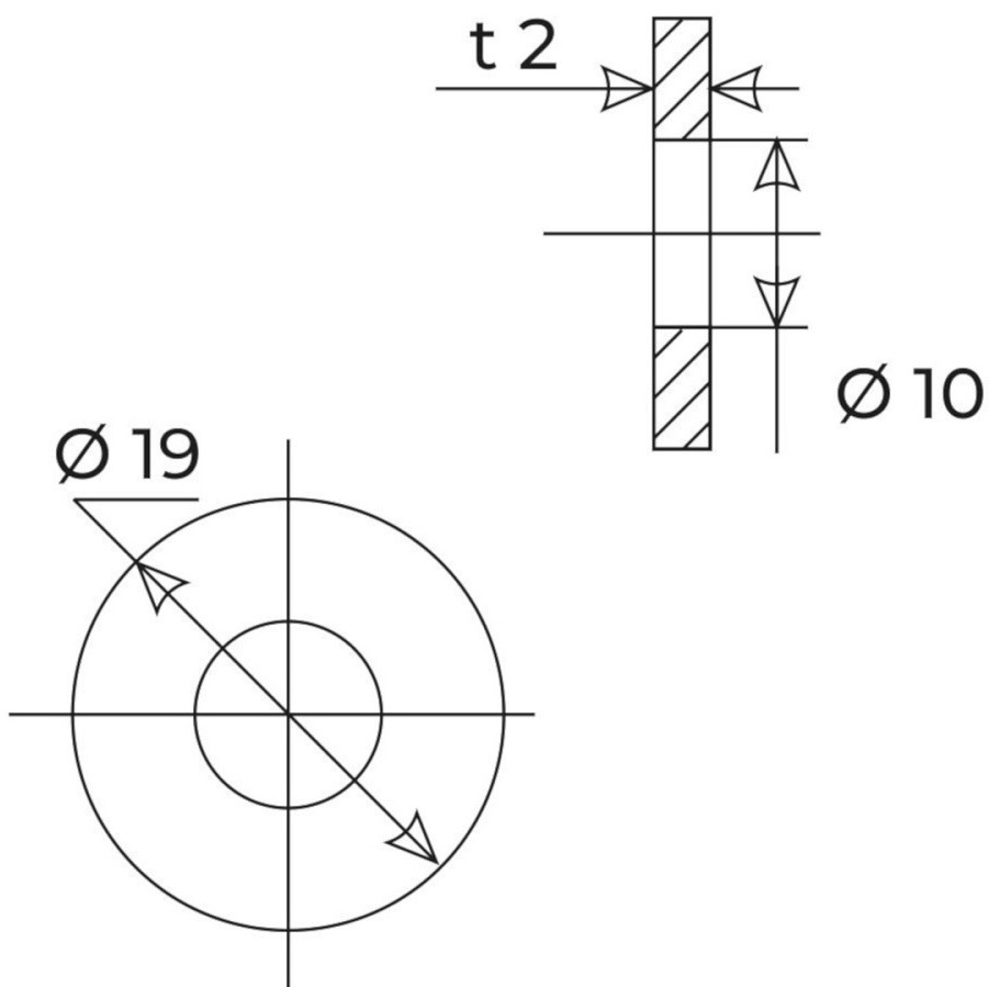 Прокладка сантехническая MasterProf / МастерПроф для уплотнения и герметизации резьбовых соединений, из силикона, белая, диаметр 1/2", 3шт. / водоснабжение