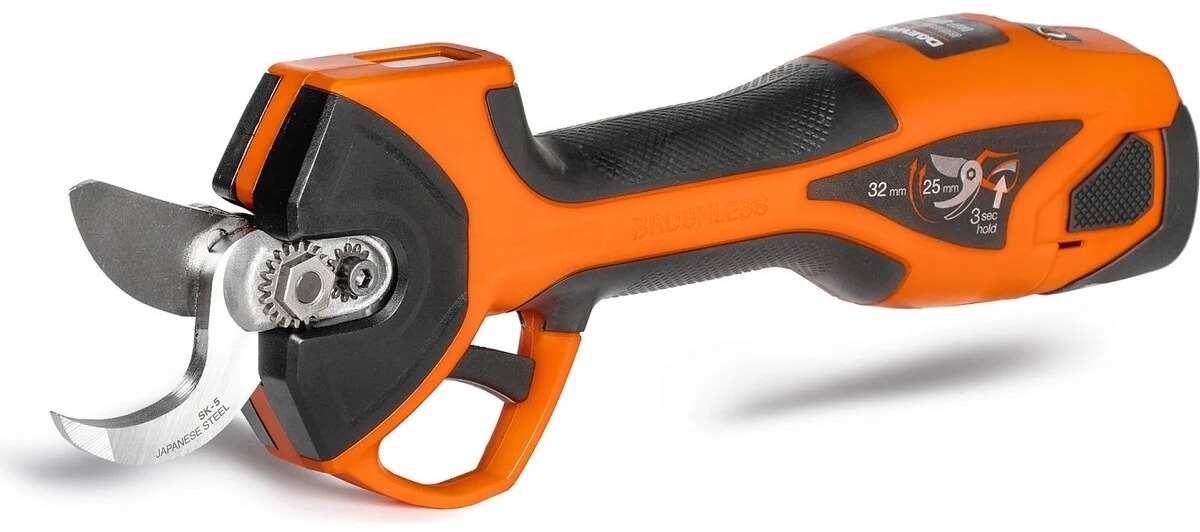 Секатор DAEWOO / Дэу DAGP 3216Li SET аккумуляторный, из углеродистой стали, 468мм / садовый инструмент