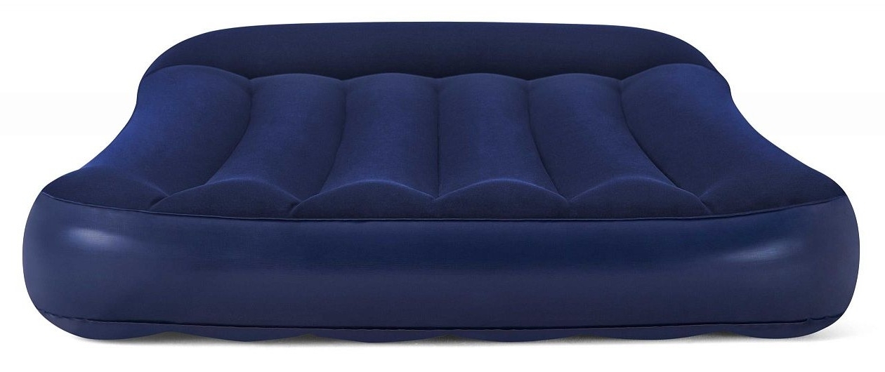 Матрас надувной Bestway / Бествей Twin 67680 полуторный, из винила, синий, 188×99×30см / товары для дома и отдыха