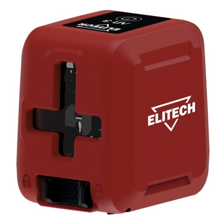 Лазерный уровень ELITECH ДМ / Элитек ДМ ЛП 3-ЗЕЛ на батарейках, 2 зеленых луча, 20м, ±0.3мм/м, IP54 / нивелир