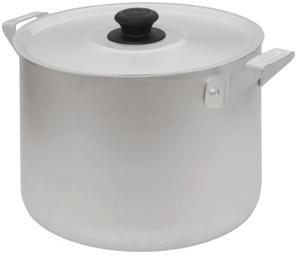 Кастрюля Калитва с крышкой, из алюминия, диаметром 16см, высотой 12.5см, объемом 2.5л / посуда для кухни