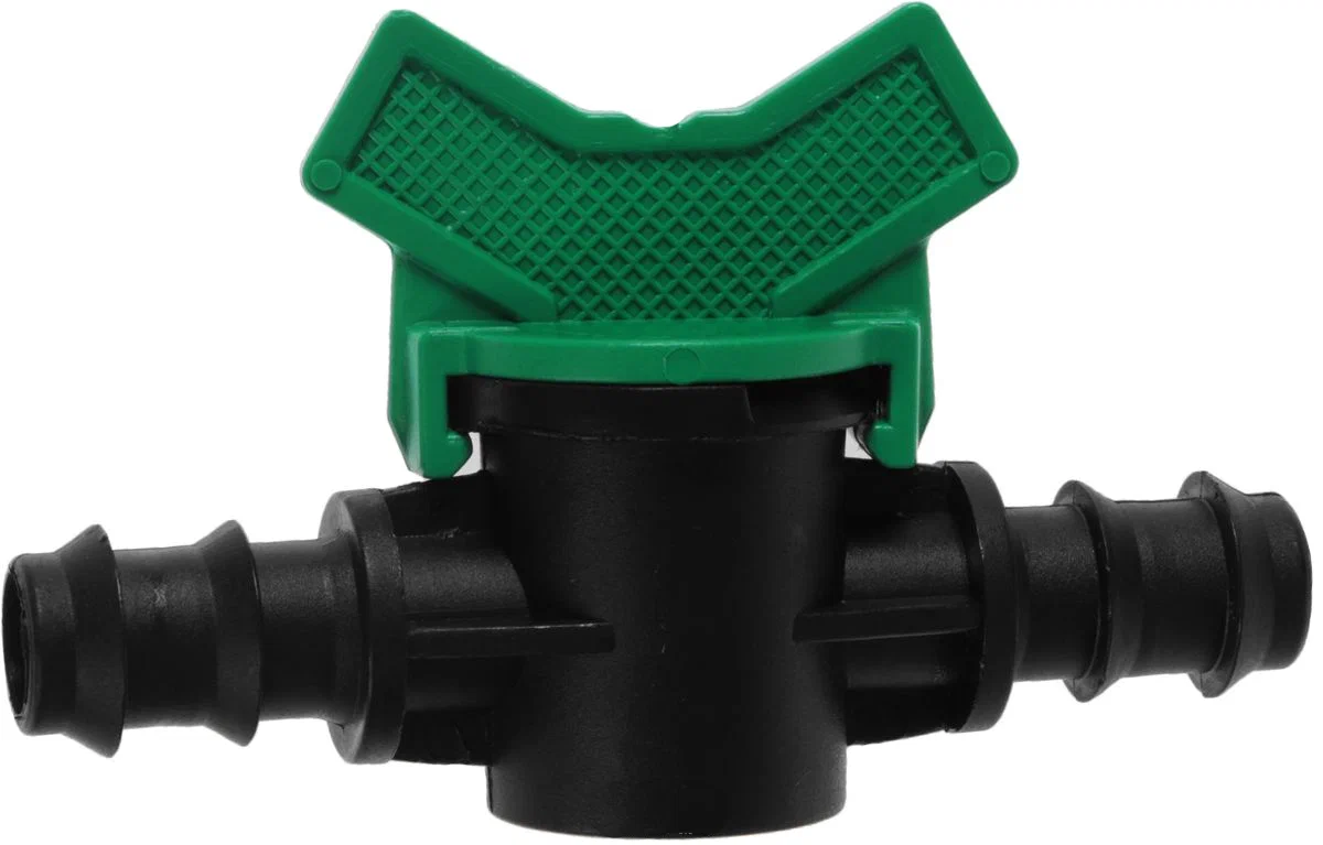 Кран для капельного полива Masterprof / Мастерпроф проходной, пластиковый, 16мм / капельный полив