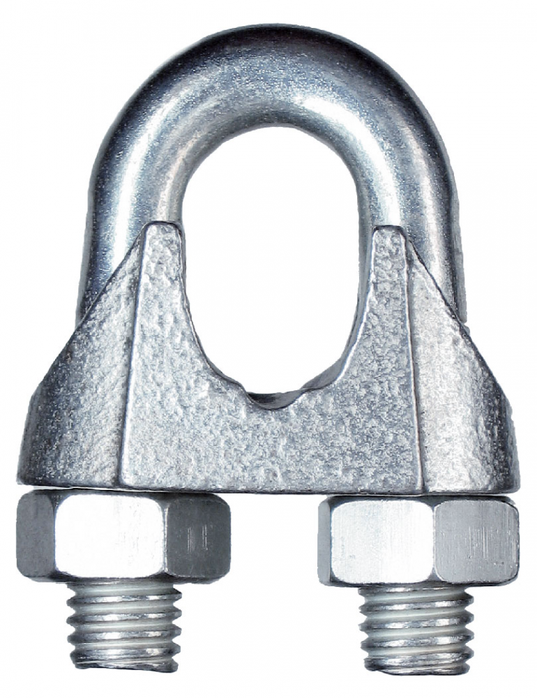 Зажим для троса MIXTON / Микстон из оцинкованной стали, 8мм / крепеж