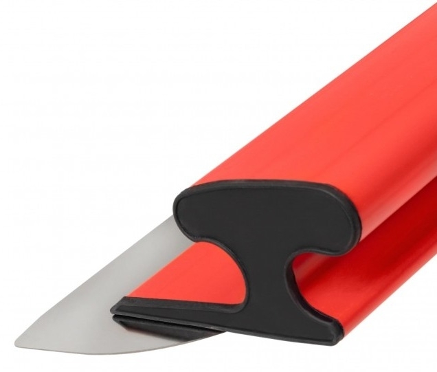 Шпатель строительный DLT / ДЛТ Finish PRO малярный с двумя лезвиями в комплекте, из нержавеющей стали, 800мм / малярные и отделочные инструменты