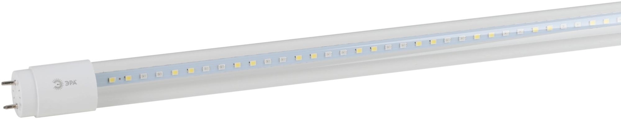 Светильник для растений ЭРА FITO-18W-T8-Ra90-G13 светодиодный, из стекла, 220В, белый свет, IP20, 18Вт / фитолампа