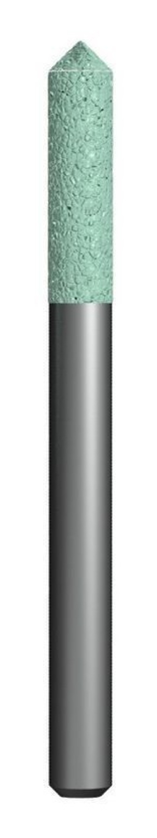 Шарошка Практика абразивная, насадка, цилиндрическая заостренная, карбид кремния, хвостовик 6мм, размер 6х27мм / инструменты