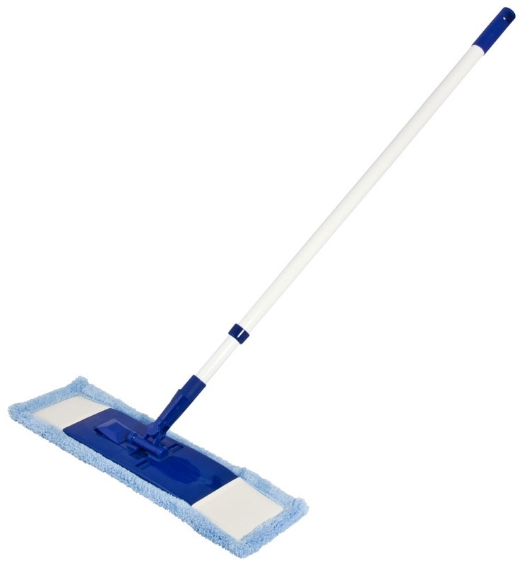 Швабра Рыжий кот MopM3 с насадкой из микрофибры, из металла и пластика, 1200мм / хозяйственные товары