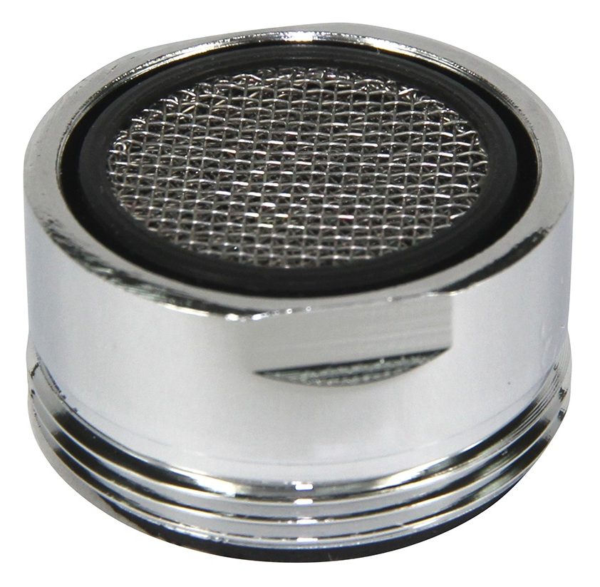 Аэратор для смесителя Remer / Ремер с нержавеющей сеточкой, наружной резьбой, металлический, серый, М24 / сантехника
