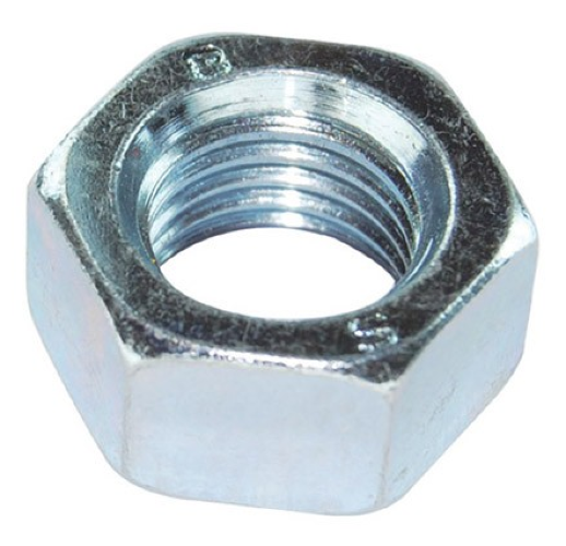 Гайка MIXTON / Микстон шестигранная, из оцинкованной стали, М12, 4шт. / крепеж