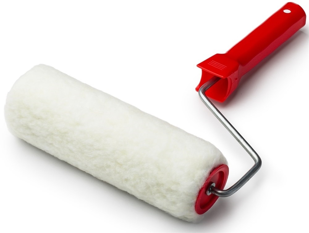 Валик малярный 888 ВММ из меха натурального на вязаной основе, ворс 12мм, диаметр 47мм, длина 150мм / ручной инструмент