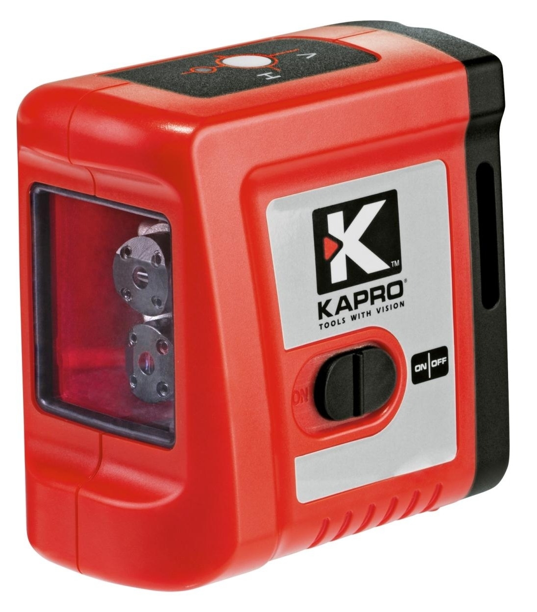 Лазерный уровень KAPRO / Капро 862, батарейки АА, 2 красных луча, 50м, ±0.3мм/м, IP54 / нивелир