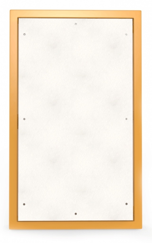 Ревизионный люк Делайт ЛсИС P3 нажимной сантехнический под плитку, металлический, бежевый, 400х250мм / строительство и ремонт