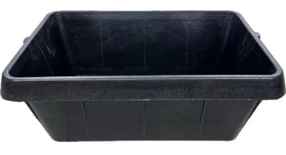 Емкость строительная DLT / ДЛТ RUBTRAY гибкая, из пластика, цвет черный, объемом 30л / инструменты для ремонта и строительства