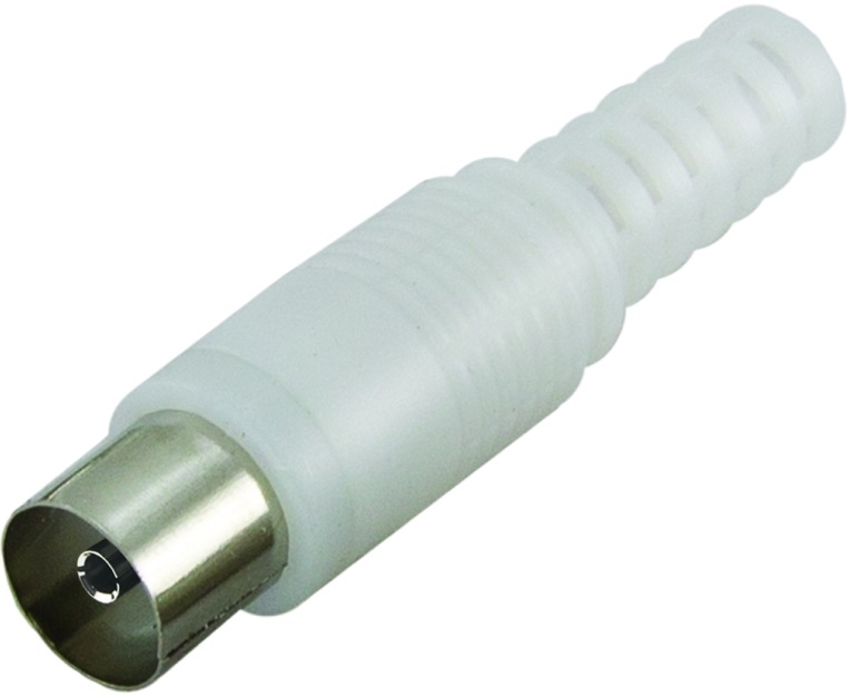 Переходник TDM / ТДМ SQ1809-0011 гнездо TV, монтаж без пайки, штекер пластиковый / аксессуары для электроники