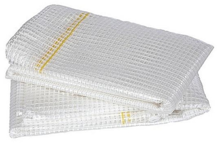 Пленка укрывная армированная полиэтиленовая, прозрачная, 2×10м, 140мкм / строительство и ремонт