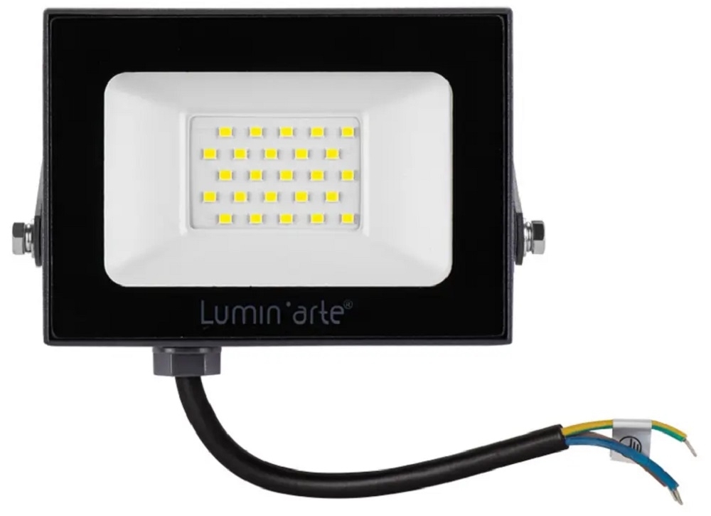 Прожектор Lumin'arte / Люминарте LFL-30W/06 светодиодный, уличный, 112x83x25мм, 2400Лм, 5700К, 30Вт / освещение