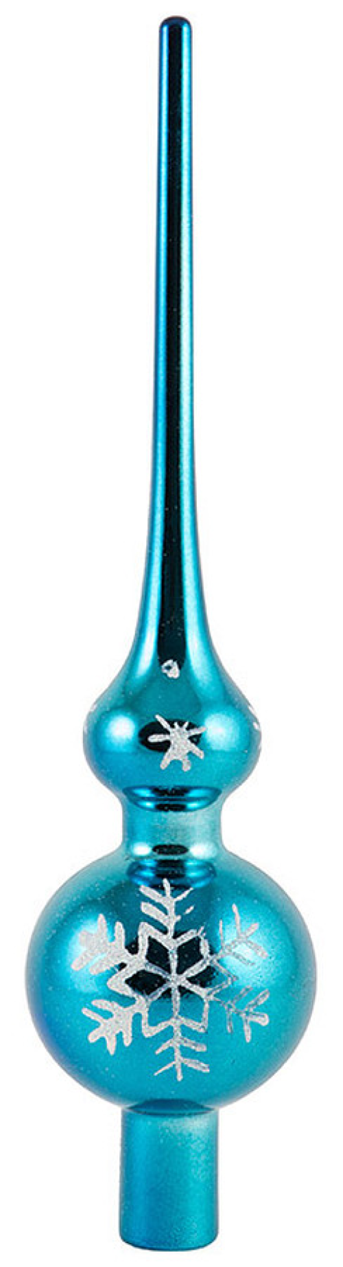 Наконечник на елку Волшебная Страна Пика из пластика, цвет голубой, 28см, 1шт. / товары для праздников