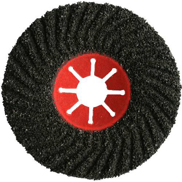 Круг шлифовальный Практика торцевой, абразив, зернистость Р24, посадочный диаметр 22мм, 125мм / оснастка