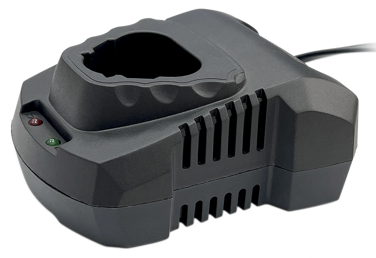 Зарядное устройство Интерскол ЗУ-3/12 для инструмента, с индикацией заряда, обойма, для одного аккумулятора, в пластиковом корпусе, Li-Ion, 3А, 12В