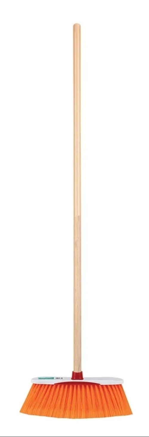 Метла TRUPER / Трупер ES-350S с черенком, пластиковая, 120х28см / хозяйственные товары