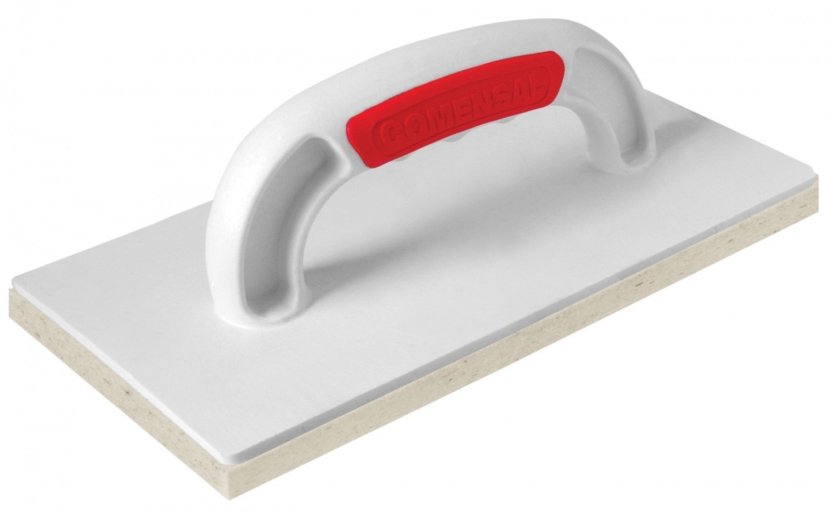 Терка строительная Comensal / Коменсал BRAVO NOVA малярно-штукатурная, из войлока, белая, 280х140мм / инструменты для ремонта