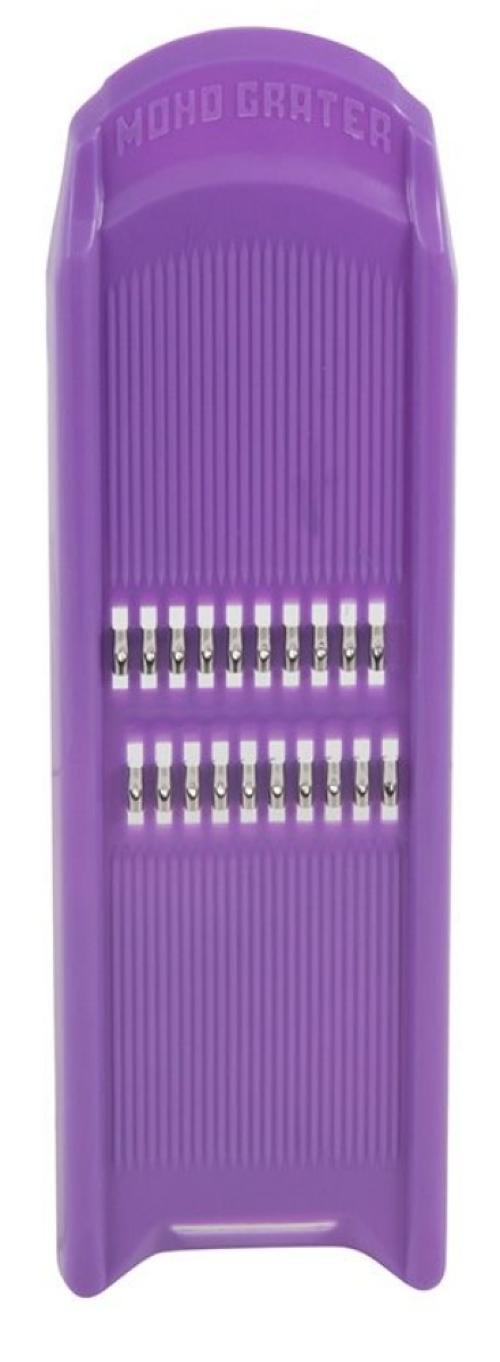 Овощерезка ручная Mallony / Маллони для моркови, из пластика и нержавеющей стали, фиолетовая, размером 260×85мм / товары для кухни