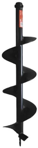 Шнек Elitech для мотобура, черный, диаметр 20мм, 800×200мм