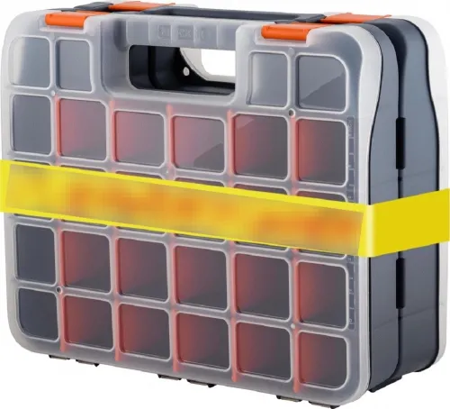Органайзер BLOCKER / Блокер Expert 13" для хранения мелочей с прозрачной крышкой, из полипропилена, 320х290х103мм, в упаковке 2шт. / оборудование для мастерской