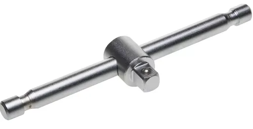 Вороток Зубр Мастер Т-образный, для торцевых головок, из хромованадиевой стали CrV, квадрат 1/4дюйма, длиной 115мм / инструменты