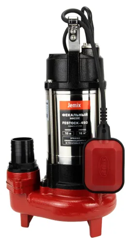 Фекальный насос Jemix FESTOCK-450 погружной, 450Вт, 267л/мин